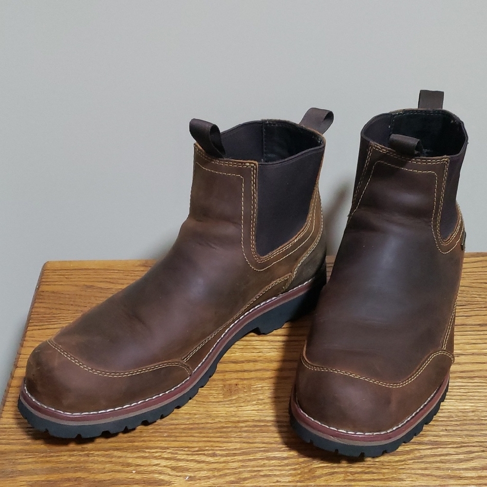 RedHead Men's 13 Brown Leather Boots, Series 61 Romeo